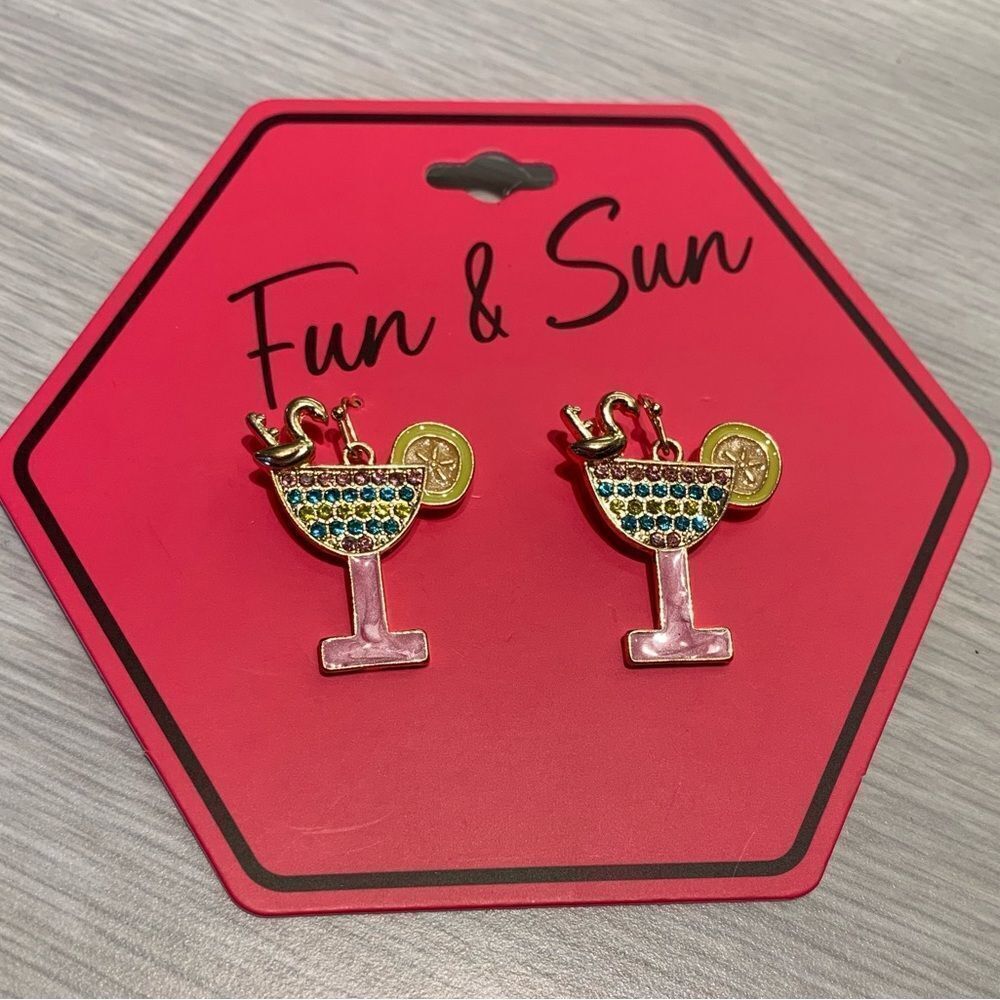 Fun & Sun Cocktail Earrings
